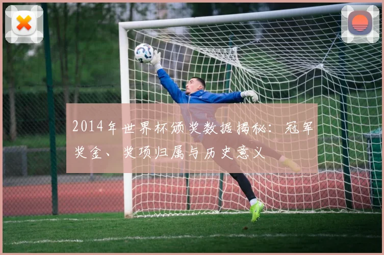 2014年世界杯颁奖数据揭秘：冠军奖金、奖项归属与历史意义